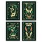Witchy Christmas Cards - 24-Pack Holiday Greeting Cards with 4 Mystical and Cosmic Designs, Perfect for Sharing Magical Holiday Wishes, Blank Inside for Personalized Messages - Enchanting and Unique Stationery Set